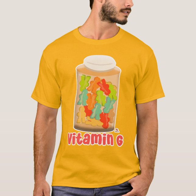 Camiseta Diversão do jogo de Conselho Vitamin G (Frente)