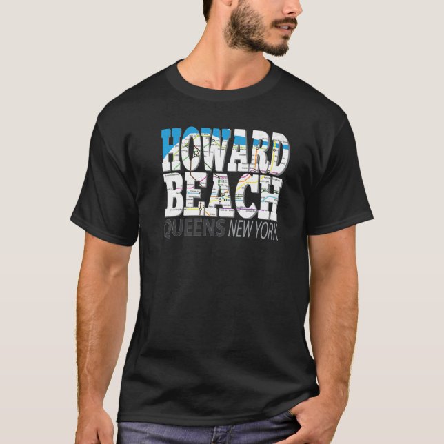 Camiseta Diversão do Legal Howard Beach Queens New York com (Frente)