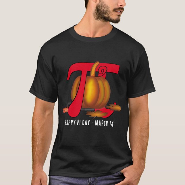 Camiseta Diversão do PUMPKIN Pi Day (Frente)