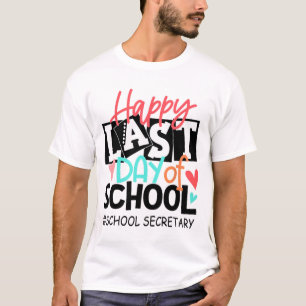 Camiseta Diversão Do Último Dia De Graduação Da Secretária 