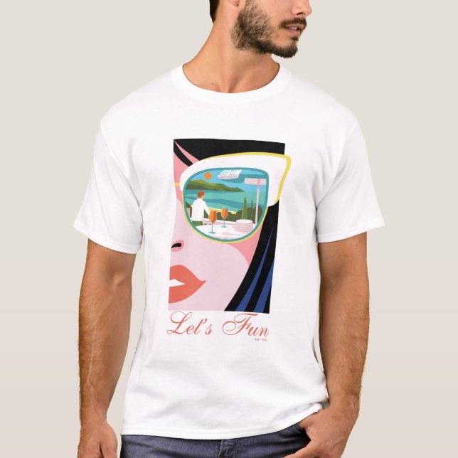 Camiseta Diversão do vamos - O Lotus Branco (Frente)