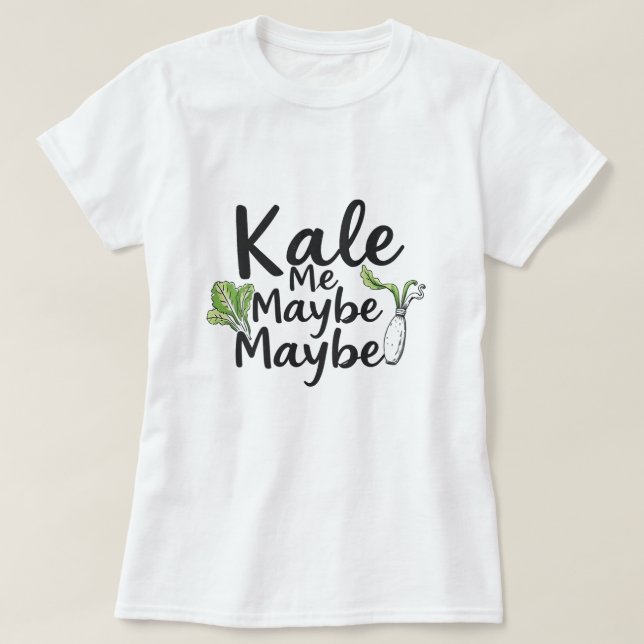 Camiseta Diversão e Roupa Punny para Veggie Lovers (Frente do Design)