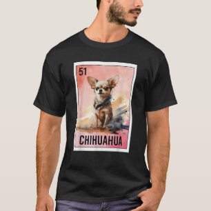 Camiseta Diversão El Chihuahua Gíria Mexicana Loteria Bingo