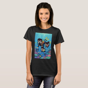 Camiseta Diversão em Família com Mergulho Submarino