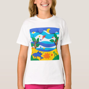 Camiseta Diversão em Feltro