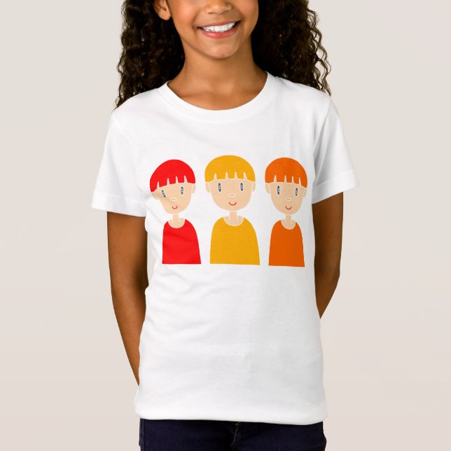 Camiseta Diversão, estilo pop para crianças. (Frente)