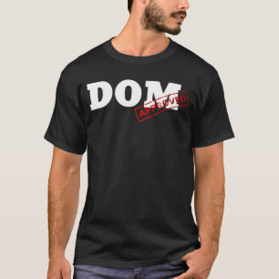Camiseta Diversão Gráfica Aprovado Roupa DOM Aprovado