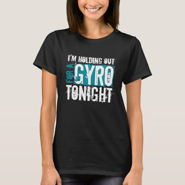 Camiseta Diversão gyro grego para cozinha (Frente)