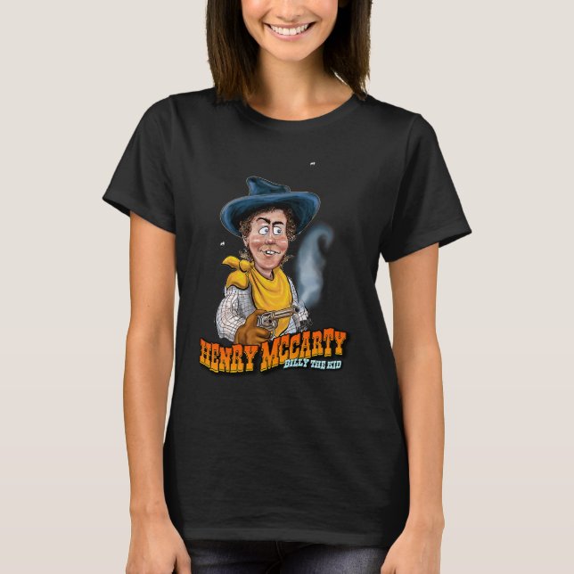 Camiseta Diversão Henry McCarty AKA Billy the Kid (Frente)