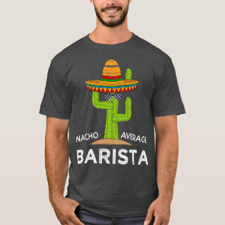 Camiseta Diversão Hilariante Café Barista Humor