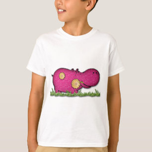 Camiseta diversão hippo