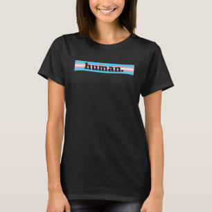 Camiseta Diversão Humana do Orgulho Transgênero Ally Unite