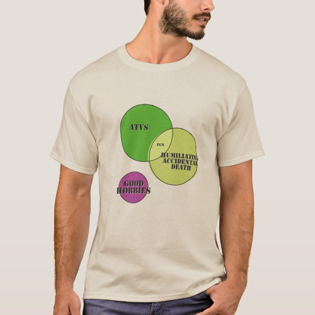 Camiseta Diversão Humilhante da Morte Acidental Bons Hobbie (Frente)