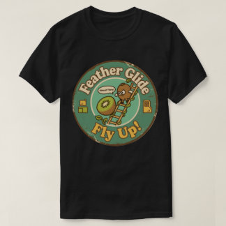 Camiseta Diversão Kiwi Subindo Vintage Quase Lá