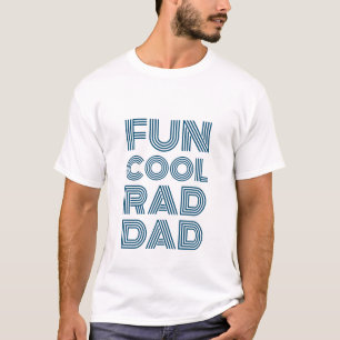 Camiseta Diversão legal da teoria do pai vermelho retrógrad