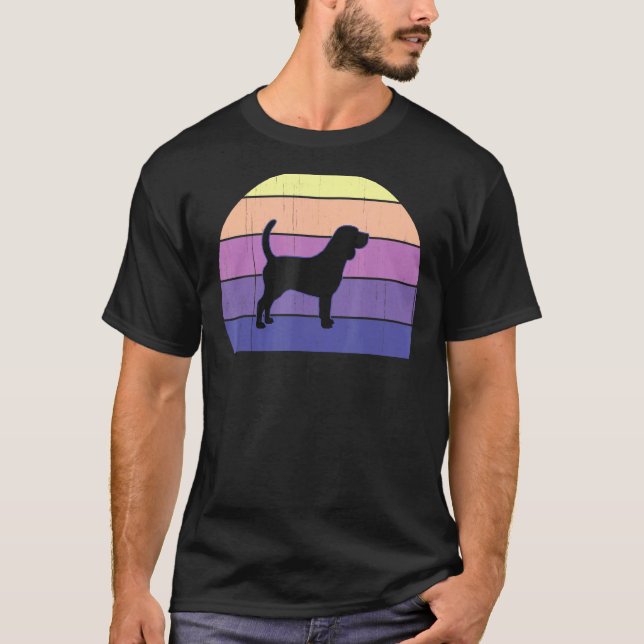 Camiseta Diversão legal do Excelente Beagles Sunset Beagle (Frente)