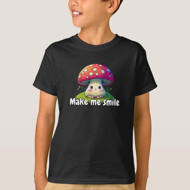 Camiseta Diversão Legal do Mushroom Guardian Melhor Na moda (Frente)