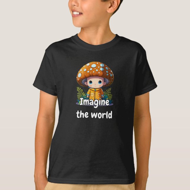 Camiseta Diversão Legal do Mushroom Guardian Melhor Na moda (Frente)