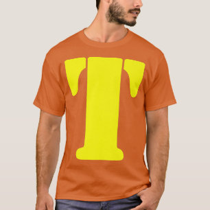 Camiseta Diversão - Letra T alfabético Professor Jardim de