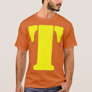 Camiseta Diversão - Letra T alfabético Professor Jardim de