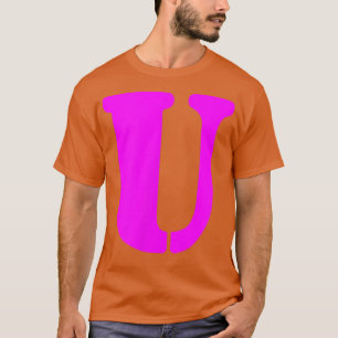 Camiseta Diversão - Letra U alfabeto Professor Kindergarten