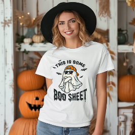 Camiseta Diversão Louca: Este É Um Halloween De Folha De Bo