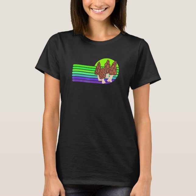 Camiseta Diversão Morel Hunting Retro Olhar 2 (Frente)
