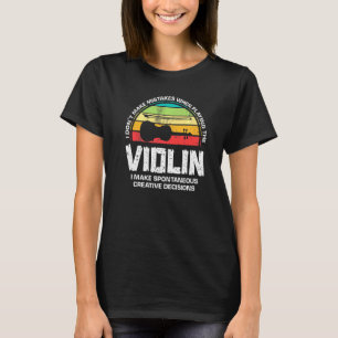 Camiseta Diversão Musical de Instrumentos Musicais Violin