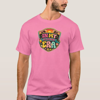 Camiseta diversão na aposentadoria