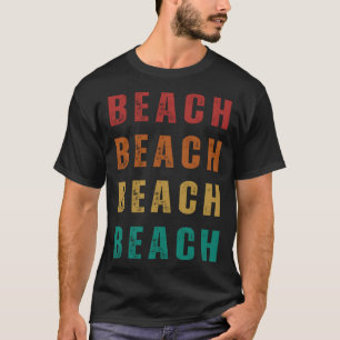 Camiseta Diversão na Praia e Estilo Vintage