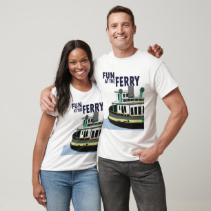 Camiseta Diversão Na Viagem De Balsa