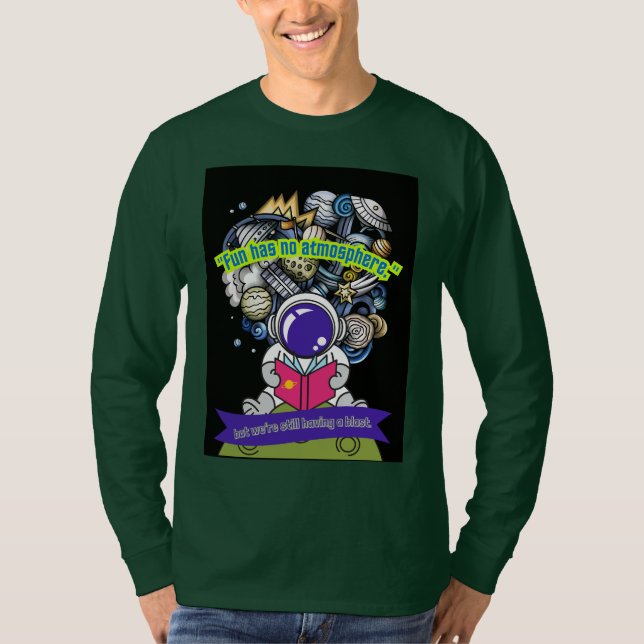 Camiseta Diversão não tem atmosfera (Frente)