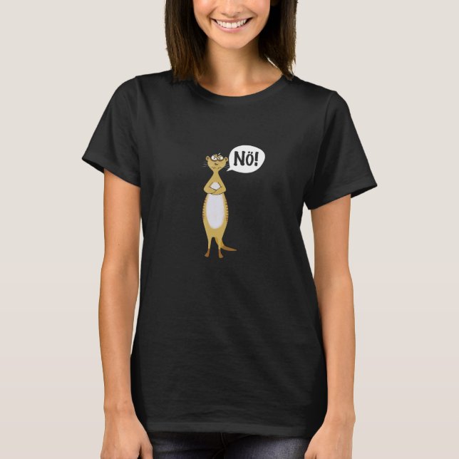 Camiseta Diversão Nö com Mau Meerkat (Frente)