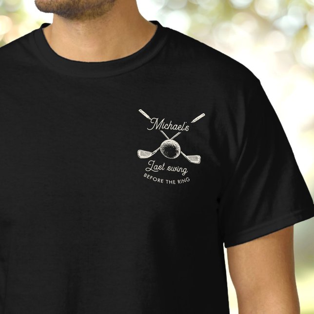 Camiseta Diversão no Golfe Despedida de Solteiro Último Bal (Criador carregado)