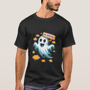 Camiseta Diversão no Halloween 404 Boo Não Encontrado Fanta