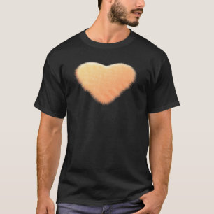 Camiseta Diversão no Halloween Diy Peito Peludo Coração Rap