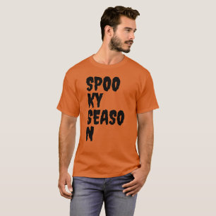 Camiseta Diversão no Halloween TEMPORADA ASSOMBRADA