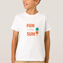 Camiseta diversão no sol Kids T-Shirt