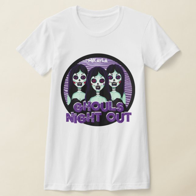 Camiseta Diversão Noite De Ghouls (Postura )