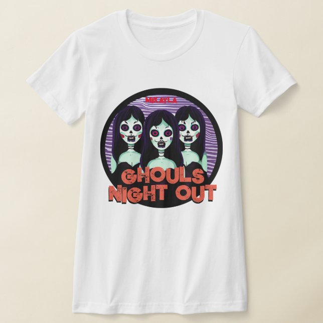 Camiseta Diversão Noite De Ghouls (Postura )