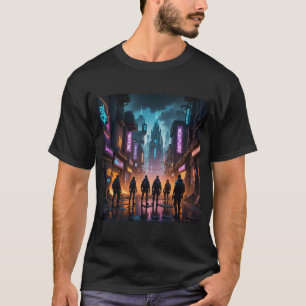Camiseta Diversão noturna dos amigos dos jogos do conselho