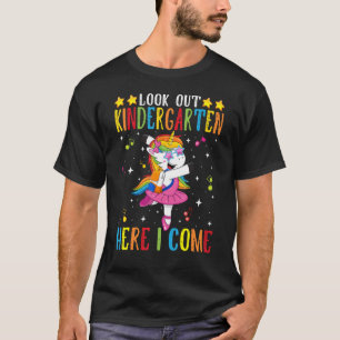 Camiseta Diversão Olhe O Jardim De Infância Aqui Eu Volto P