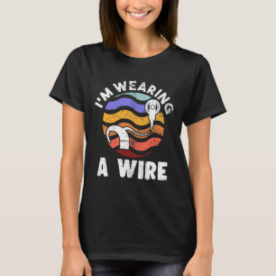 Camiseta Diversão para Deficientes Auditivos Asl Eu Estou U