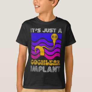 Camiseta Diversão para Deficientes Auditivos Asl Implante C