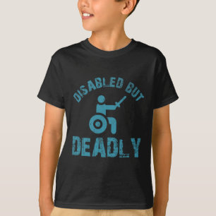 Camiseta Diversão para utilizadores de cadeiras de rodas De