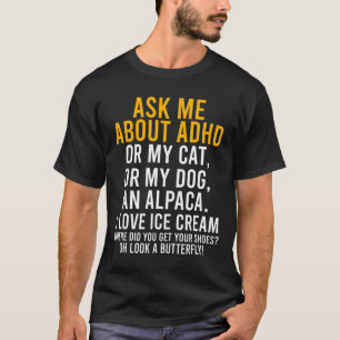 Camiseta Diversão Pergunte-Me Sobre Awarene Autismo Autismo