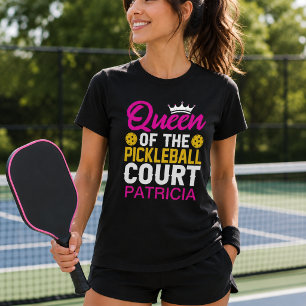 Camiseta Diversão Personalizada Rainha do Tribunal de Pickl