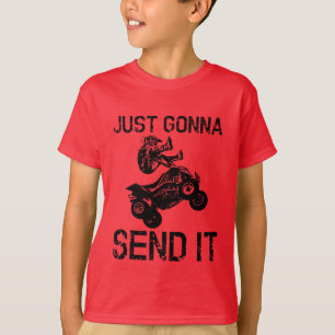 Camiseta Diversão Quad ATV Dirt Bike Vai Enviá-La