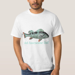 Camiseta Diversão Reel Incrível Perna de Pesca de Pai
