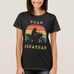 Camiseta Diversão Retro Sunset Jonathan Motorcycle Rider